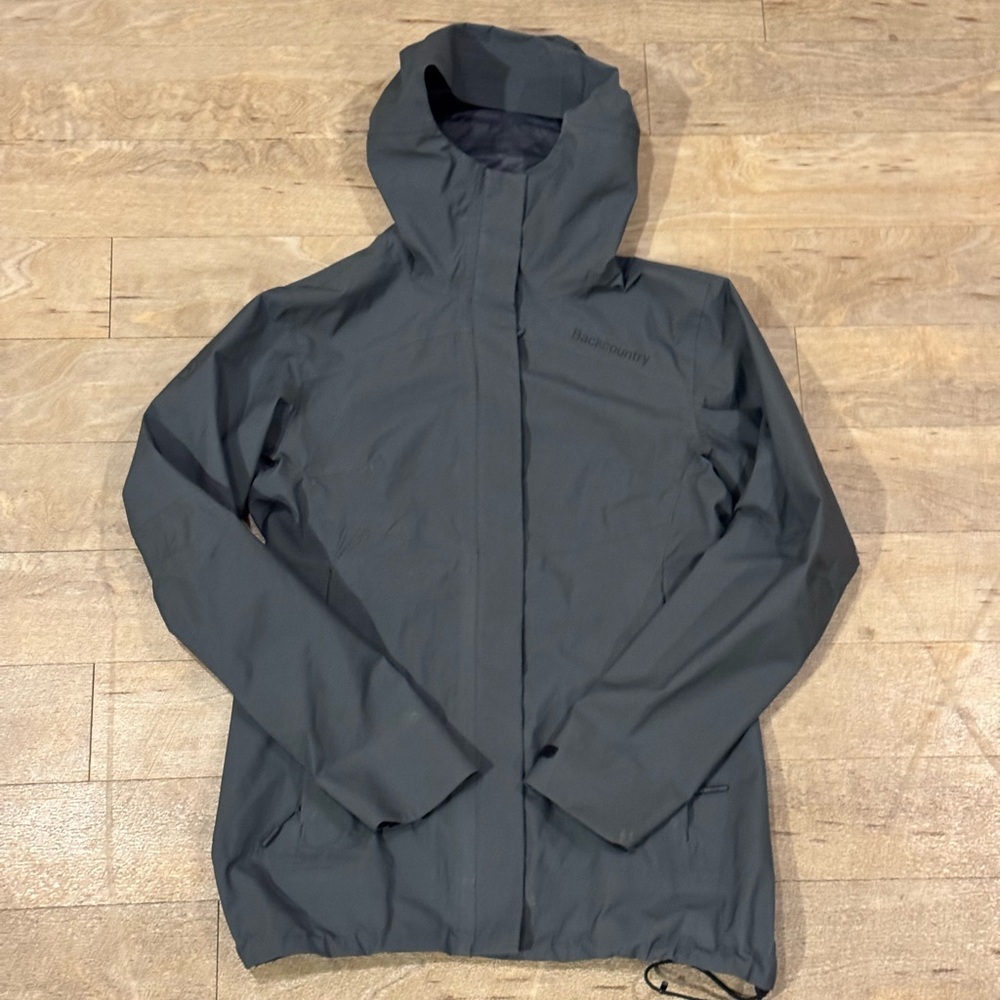 Backcountry Grey Rain Jacket Size XS